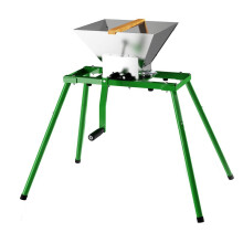 SQUEEZE master Fruit Apple Wine Classic Crusher with Stand -7 Litre Fruit Crusher Manual Grinder- Large Stainless Steel-Green