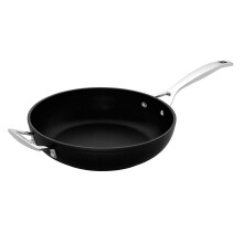 Le Creuset Toughened Non-Stick Deep Frying Pan 30cm, 51101300010202, Black