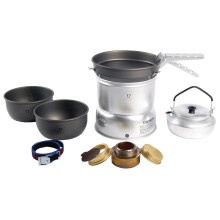 Trangia 27 Hardanodised Cookset With Kettle & Spirit Burner,Grey