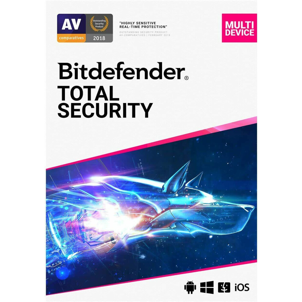 BITDEFENDER TOTAL SECURITY 2024 FOR 10 DEVICES FOR 1 YEAR