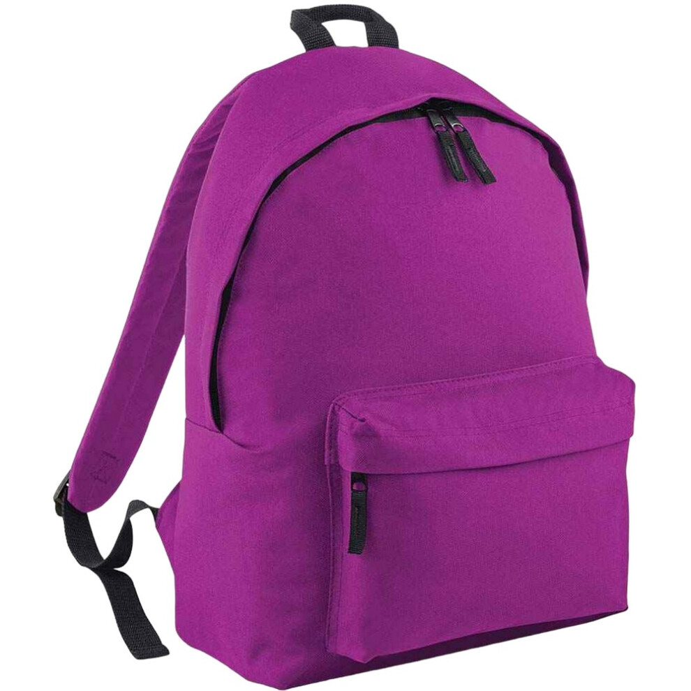 (One Size, Magenta) Bagbase Original Plain Backpack