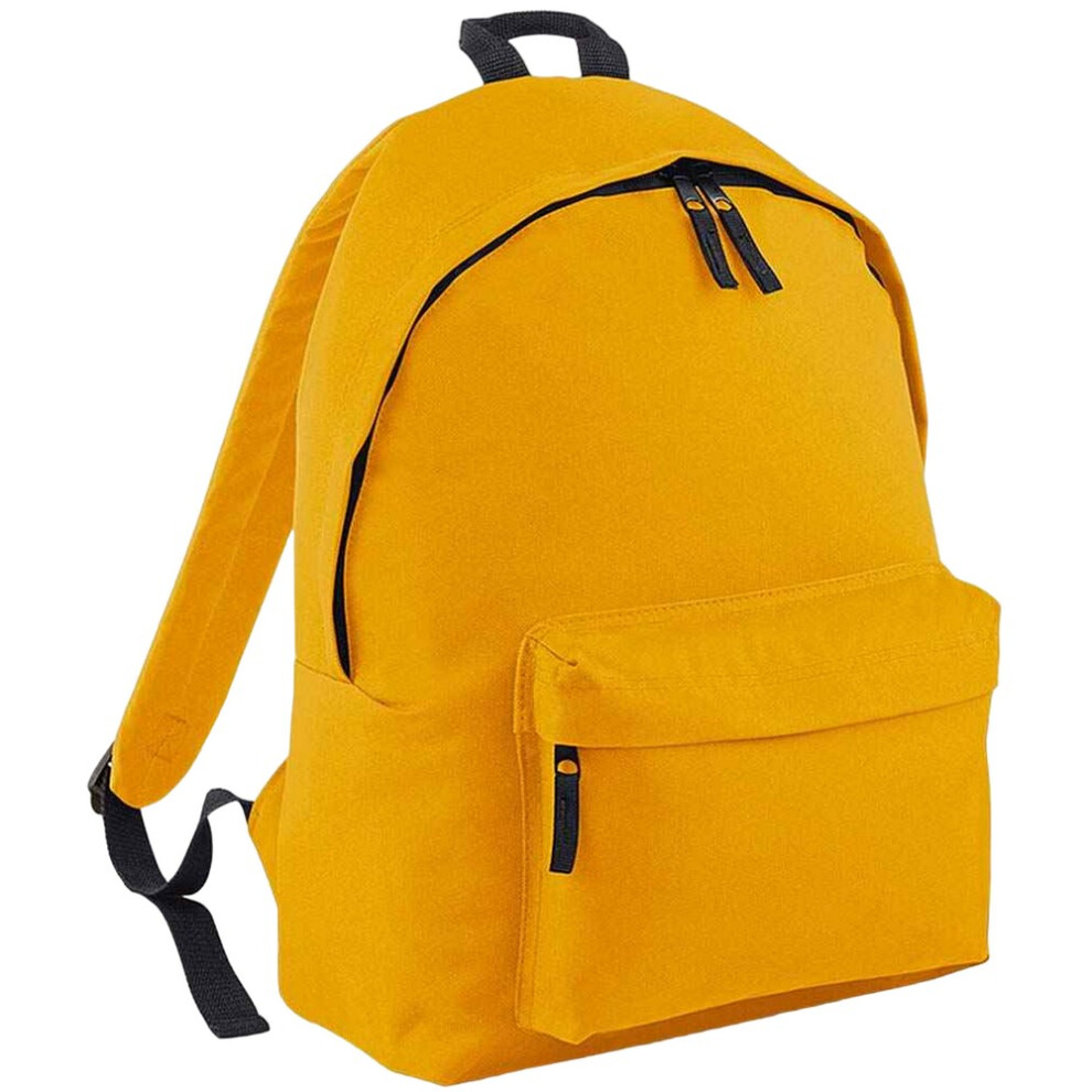 (One Size, Mustard) Bagbase Original Plain Backpack