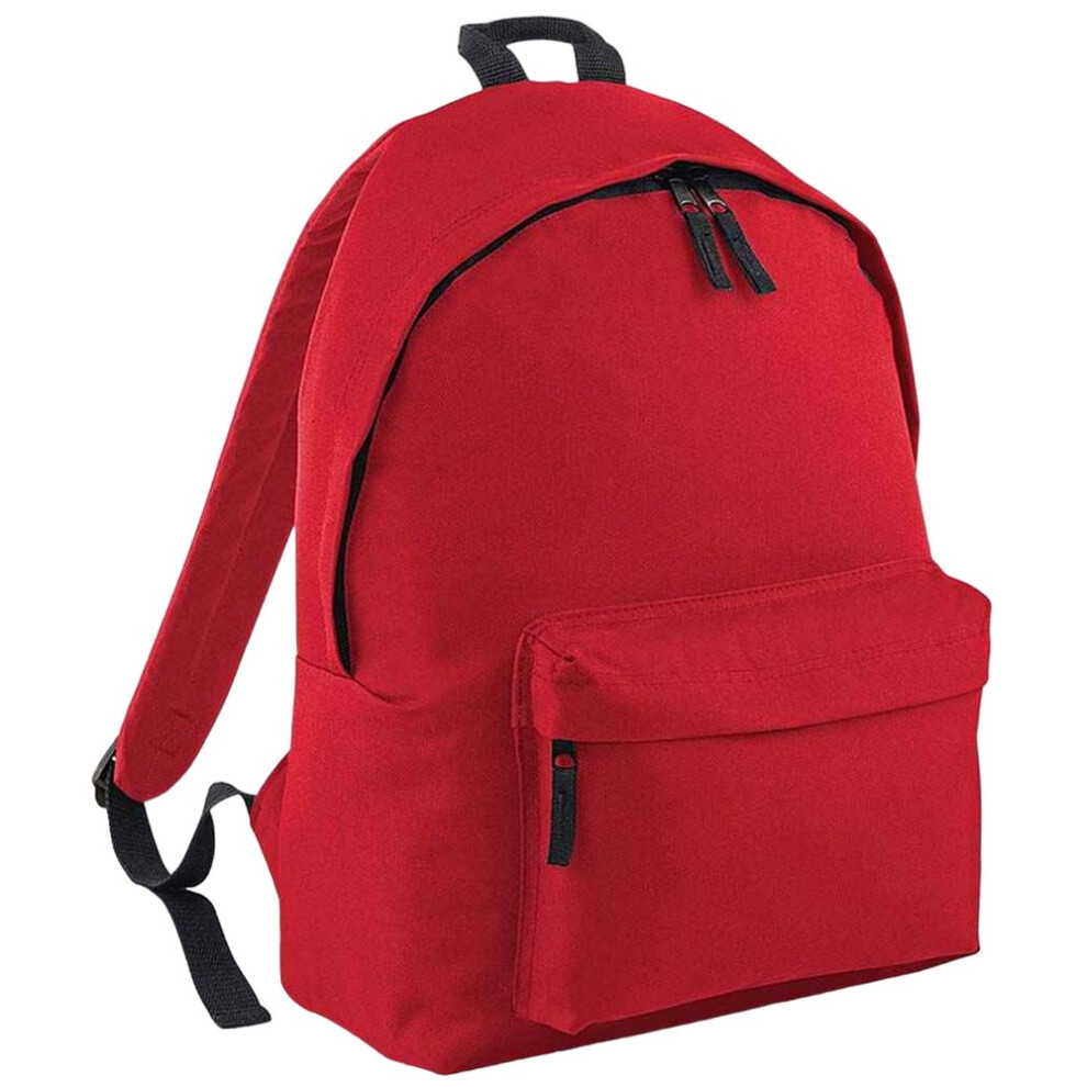 (One Size, Classic Red) Bagbase Original Plain Backpack