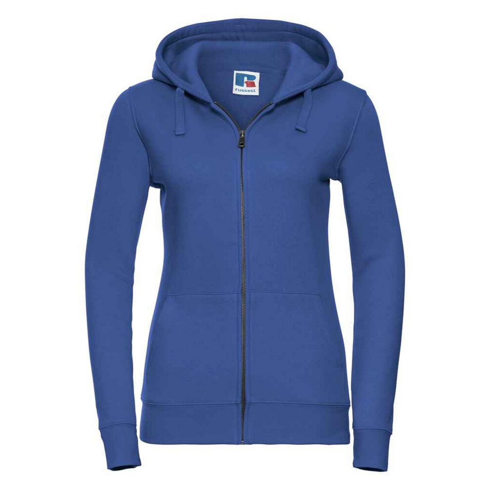 (S, Bright Royal Blue) Russell Womens/Ladies Authentic Full Zip Hoodie