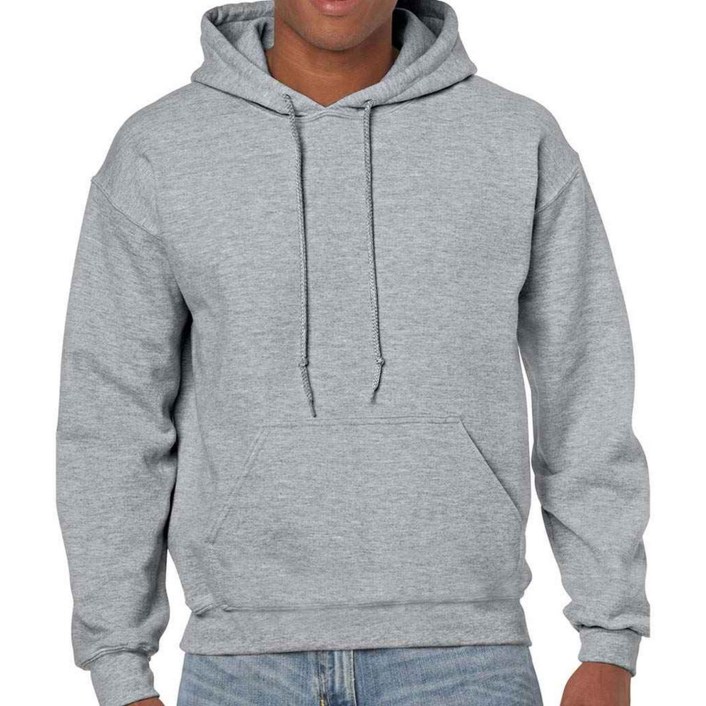 (4XL, Sports Grey) Gildan Unisex Adult Heavy Blend Hoodie