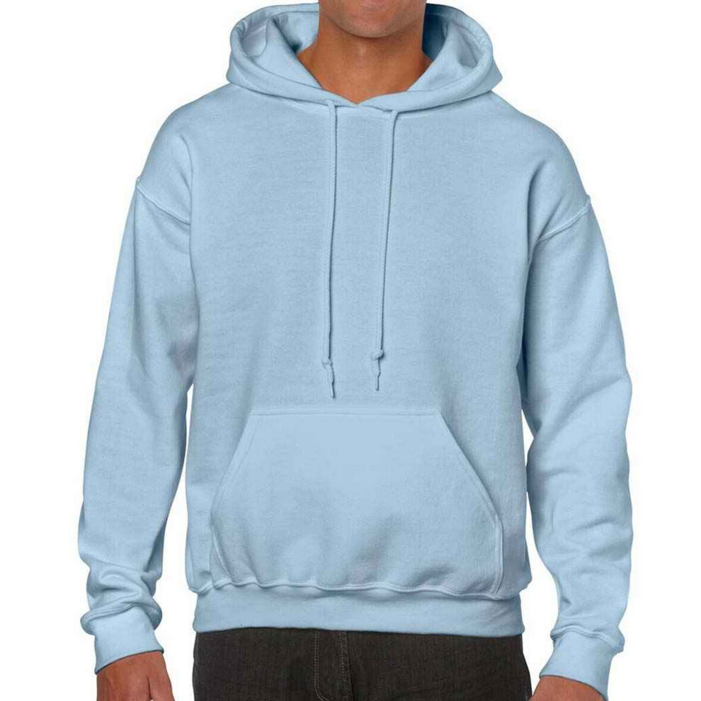 (M, Light Blue) Gildan Unisex Adult Heavy Blend Hoodie