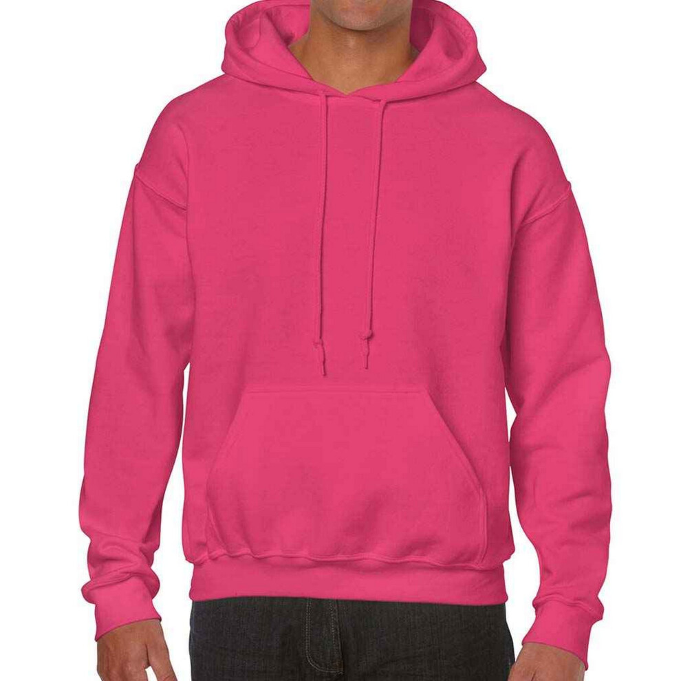 (XXL, Heliconia) Gildan Unisex Adult Heavy Blend Hoodie