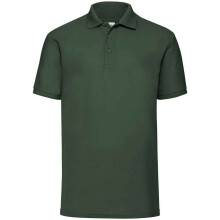 (S, Bottle Green) Fruit of the Loom Mens Pique Polo Shirt