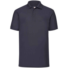 (3XL, Deep Navy) Fruit of the Loom Mens Pique Polo Shirt
