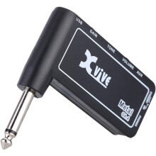 Mini Guitar Amp, GA4 Metal Mini Portable Rechargeable Electric Guitar Plug Headphone Amp Amplifier