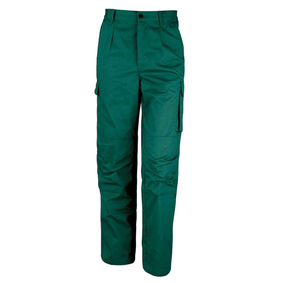 (4XLR, Bottle Green) Result Unisex Work-Guard Windproof Action Trousers / Workwear