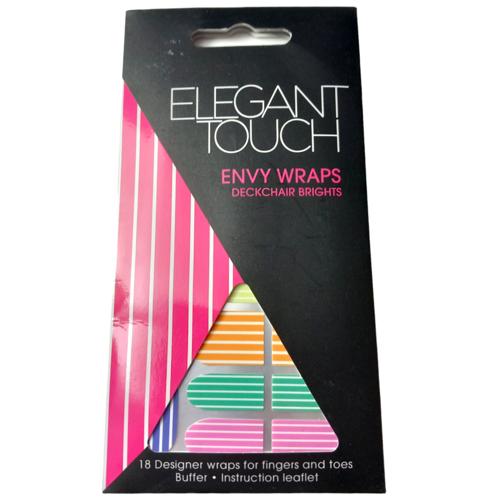 Elegant touch envy wraps - Deckchair brights