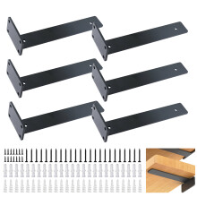 (10-Inches) 6X Cast Iron Wall Mounted L Shaped Angle