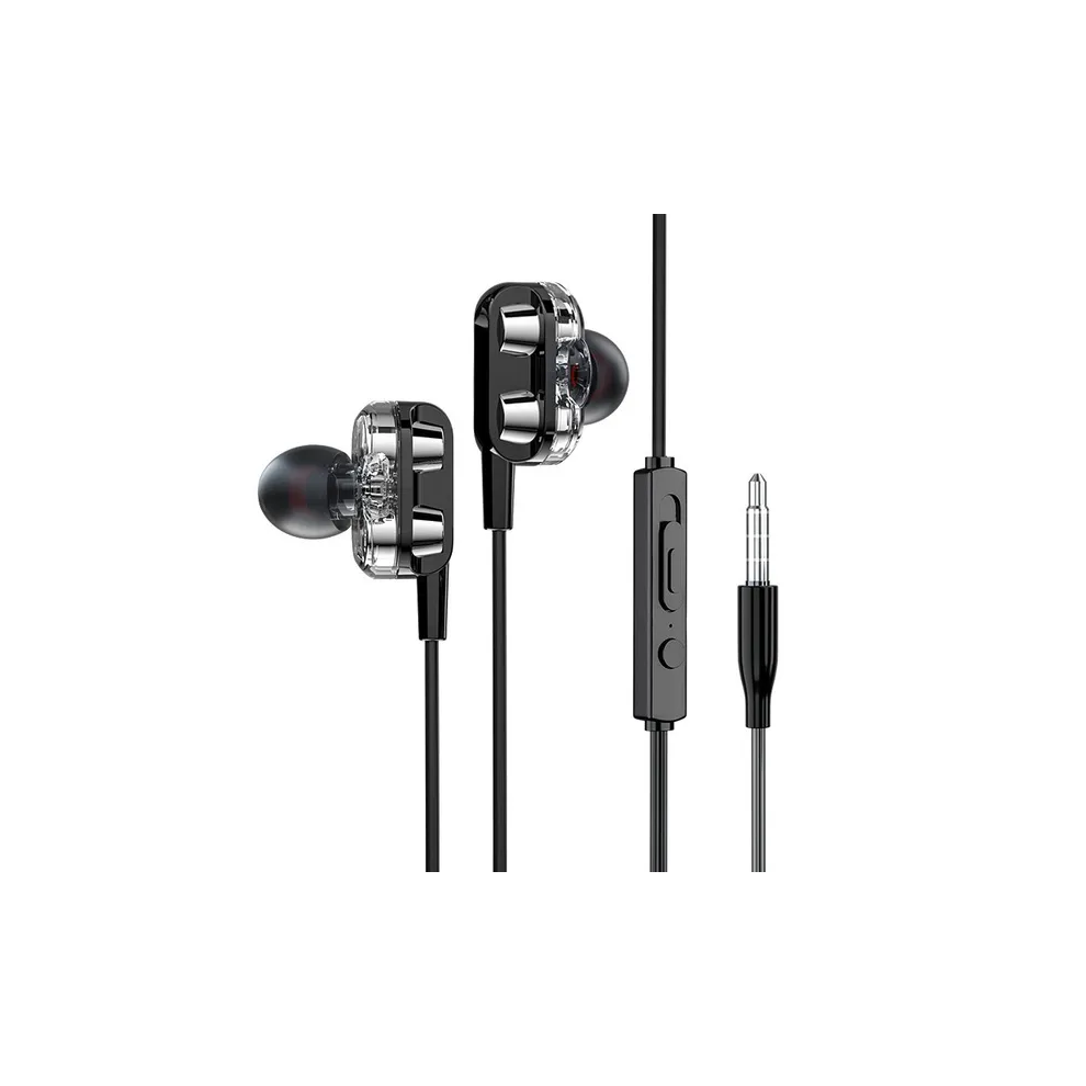 3.5mm Wired Headphones With Bass Earbuds Stereo Earphones Music
