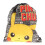 Pokémon Pokemon Pikachu Drawstring Bag Pull String Gym School Swimming Black 1