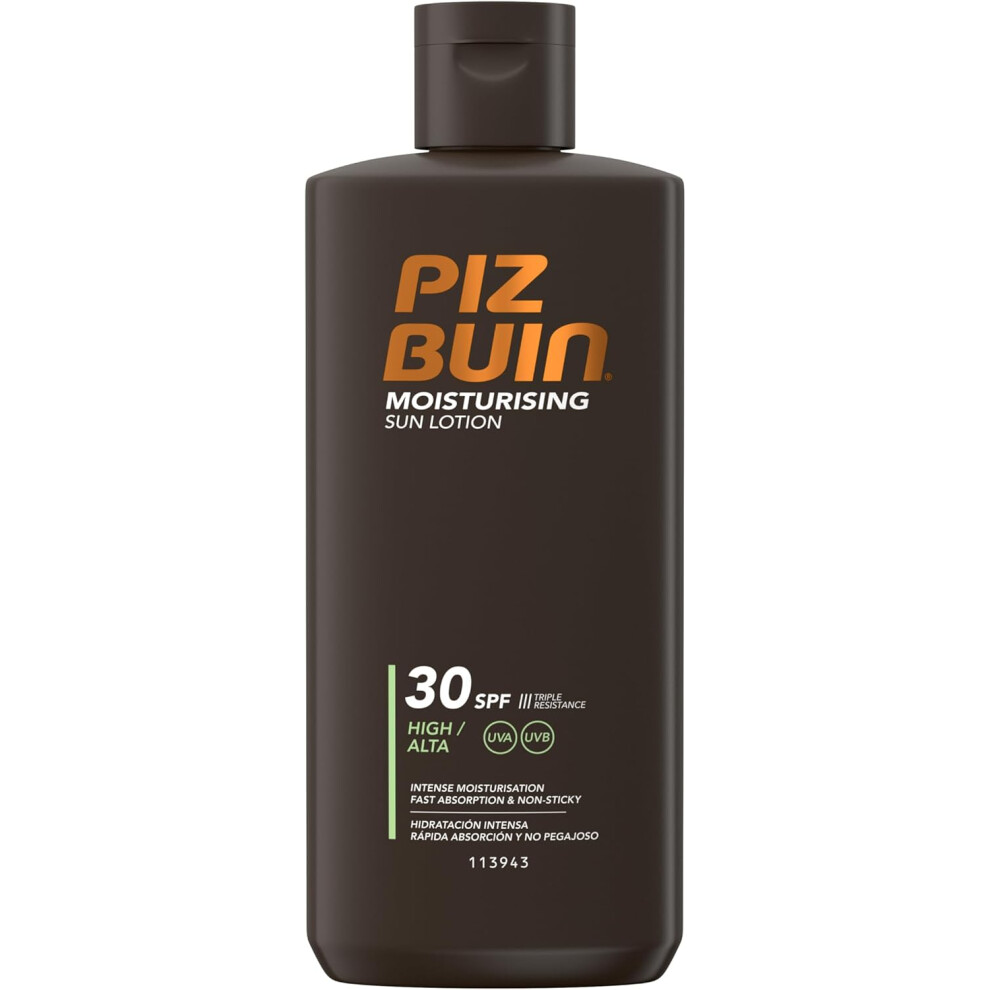 Piz Buin Pack of 1 Moisturising Sun Lotion SPF30 200ml