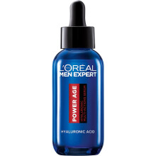 L'Oréal Men's Serum, Hyaluronic Acid Serum for Ageing, Dry & Dull Skin, Men Expert Power Age, 30ml