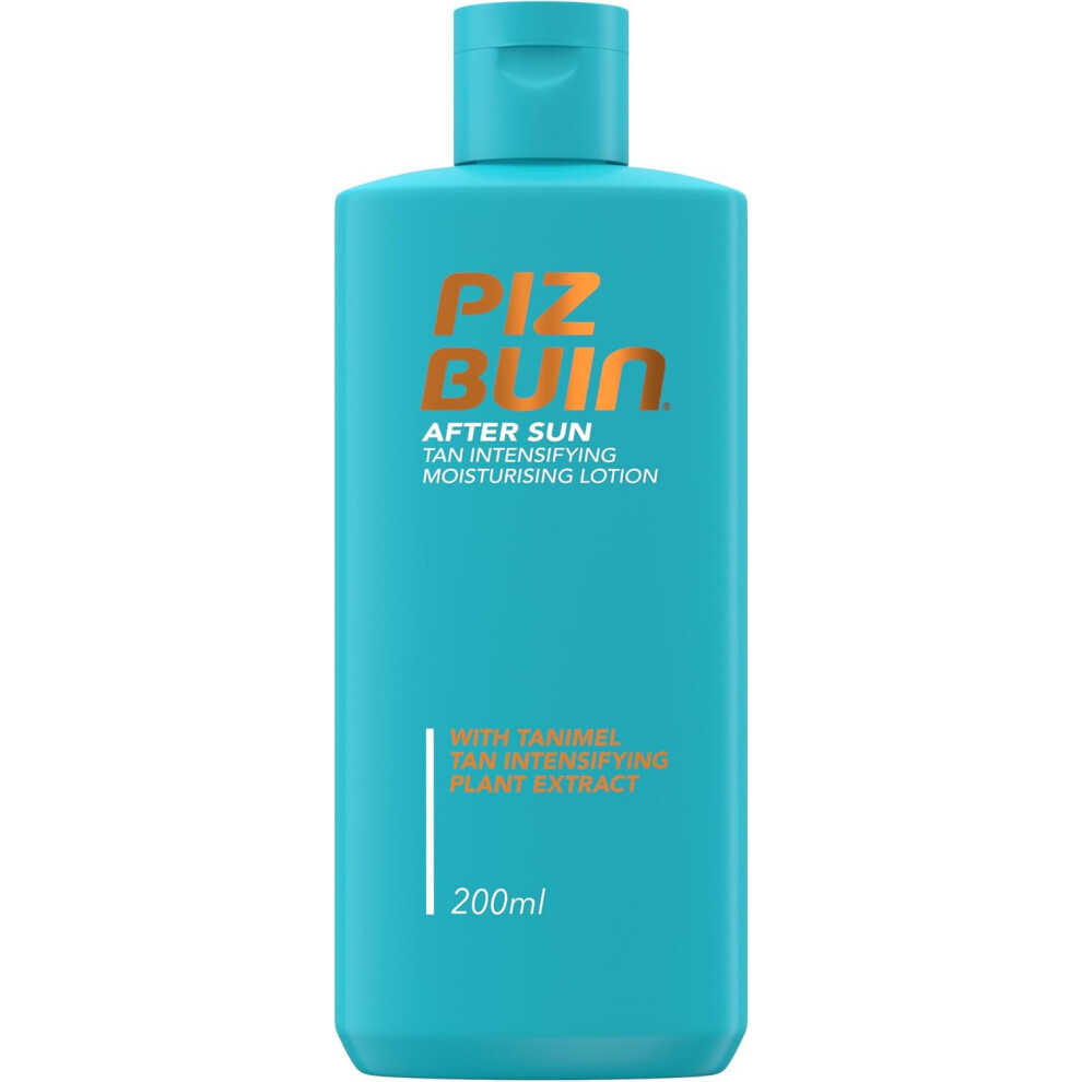 Piz Buin After Sun Tan Intensifying Moisturising Lotion | With Shea Butter and Vitamin E | 200 ml (Pack of 1)