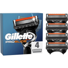 Gillette ProGlide Männer Rasierklinge Refills 4 Count mit 5 Anti-Friction-Klingen für eine enge lang anhaltende Rasur