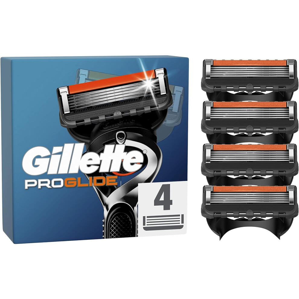 Gillette ProGlide Men s Razor Blade Refills 4 Count With 5 Anti Friction Blades For A Close Long Lasting Shave-image-OPC-PF2S8DS-NEW