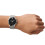 Armani Emporio Armani AR1811 Luigi Silver Mesh Strap, Black Dial, Silver Case 7