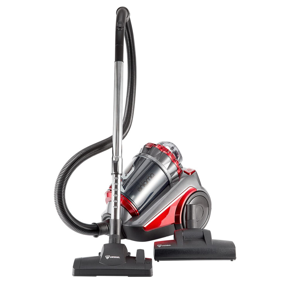 Enigma 890W Bagless Cylinder Vacuum Cleaner Hoover with German Wessel Werk large size turbo spinning brush nozzle