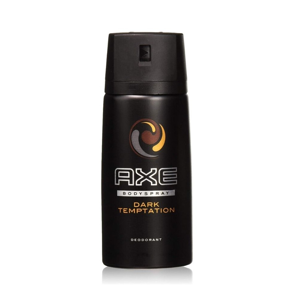 Men's Dark Axe Temptation Deodorant Body Spray For Irresistible Chocolate Fragrance And Long-Lasting Freshness 150Ml