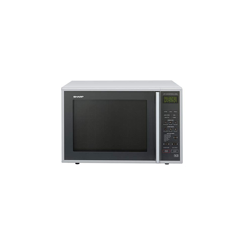 Sharp R959SLMAA Combination Microwave Oven, 40 Litre capacity, 900W, Silver