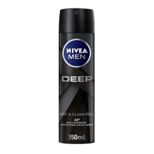 Nivea Men Deep Beat Deodorant Spray Powerful Fragrance and Long-Lasting Freshness 150ml