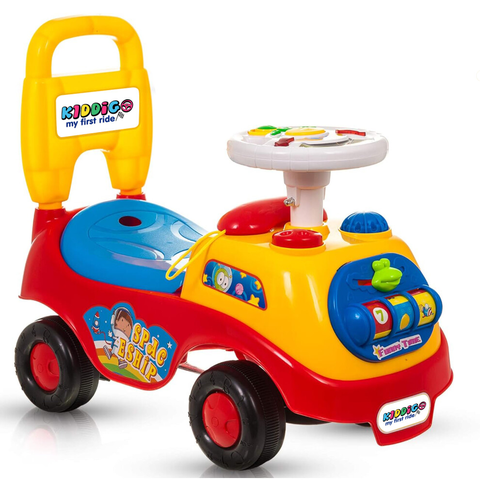 (Red) MY FIRST RIDE ON KIDS TOY CAR BOYS GIRLS PUSH ALONG TODDLERS INFANTS WALKER