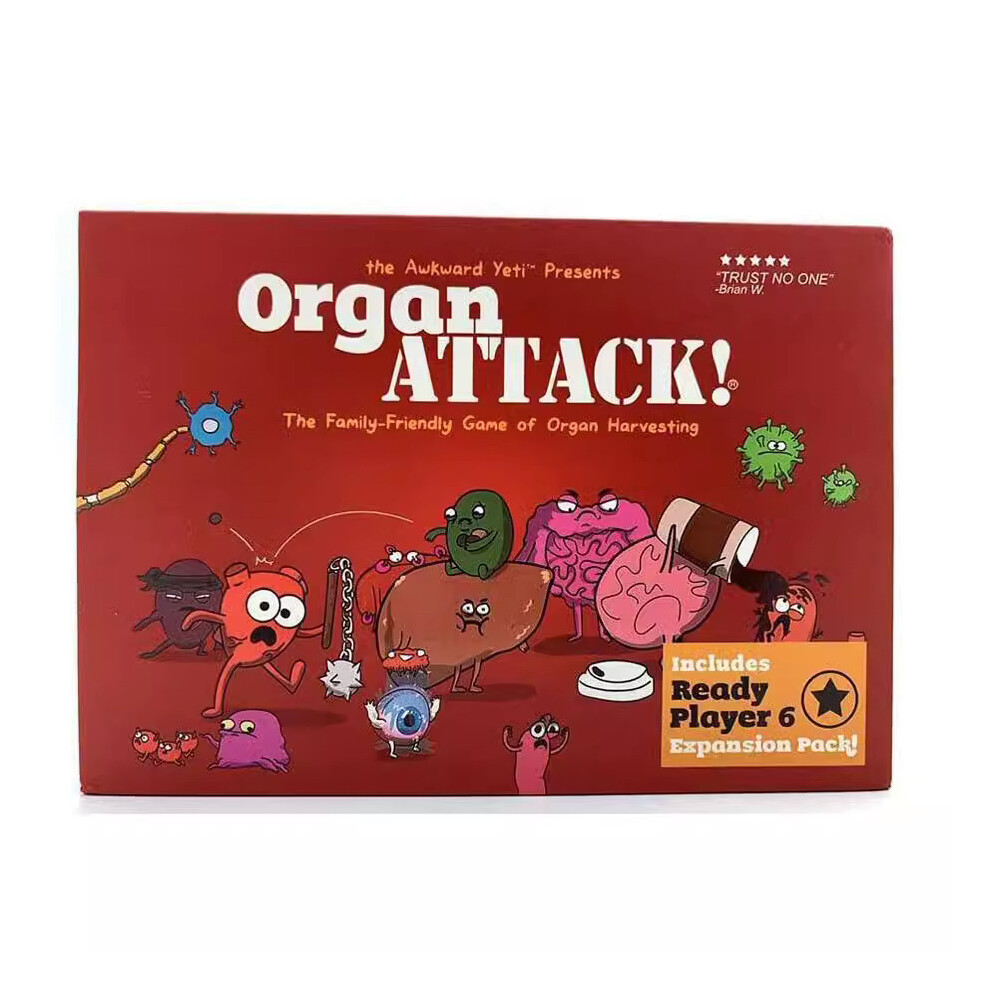 Organ Attack Card Game Board Games, Party Games