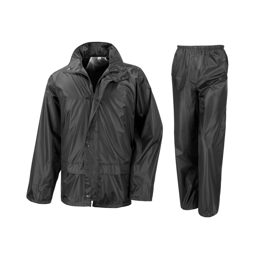 (L, Black) Result Core Unisex Adult Rain Suit