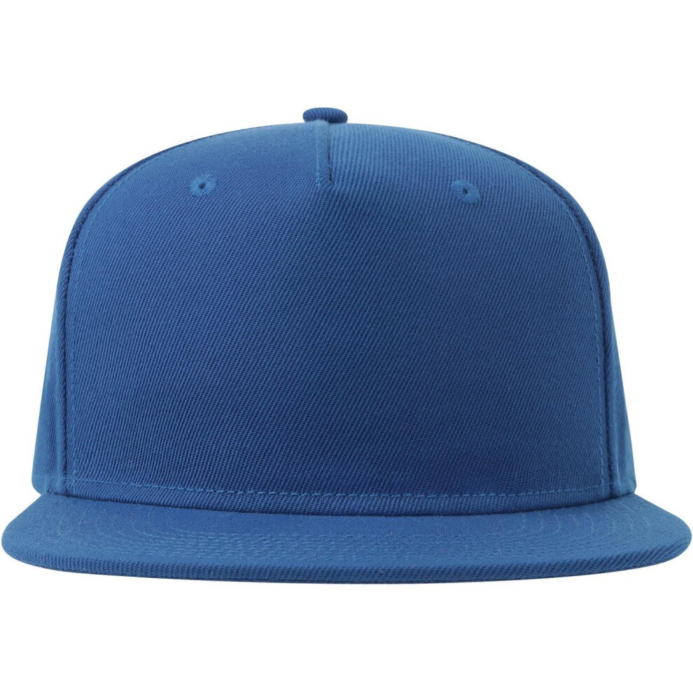 (One Size, Royal Blue) Atlantis Unisex Adult 5 Panel Snapback Baseball Cap-image-OPC-PF2SSPQ-NEW