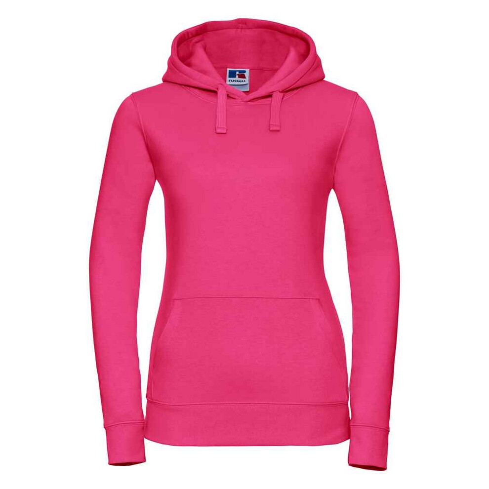 (12 UK, Fuchsia) Russell Womens/Ladies Authentic Hoodie