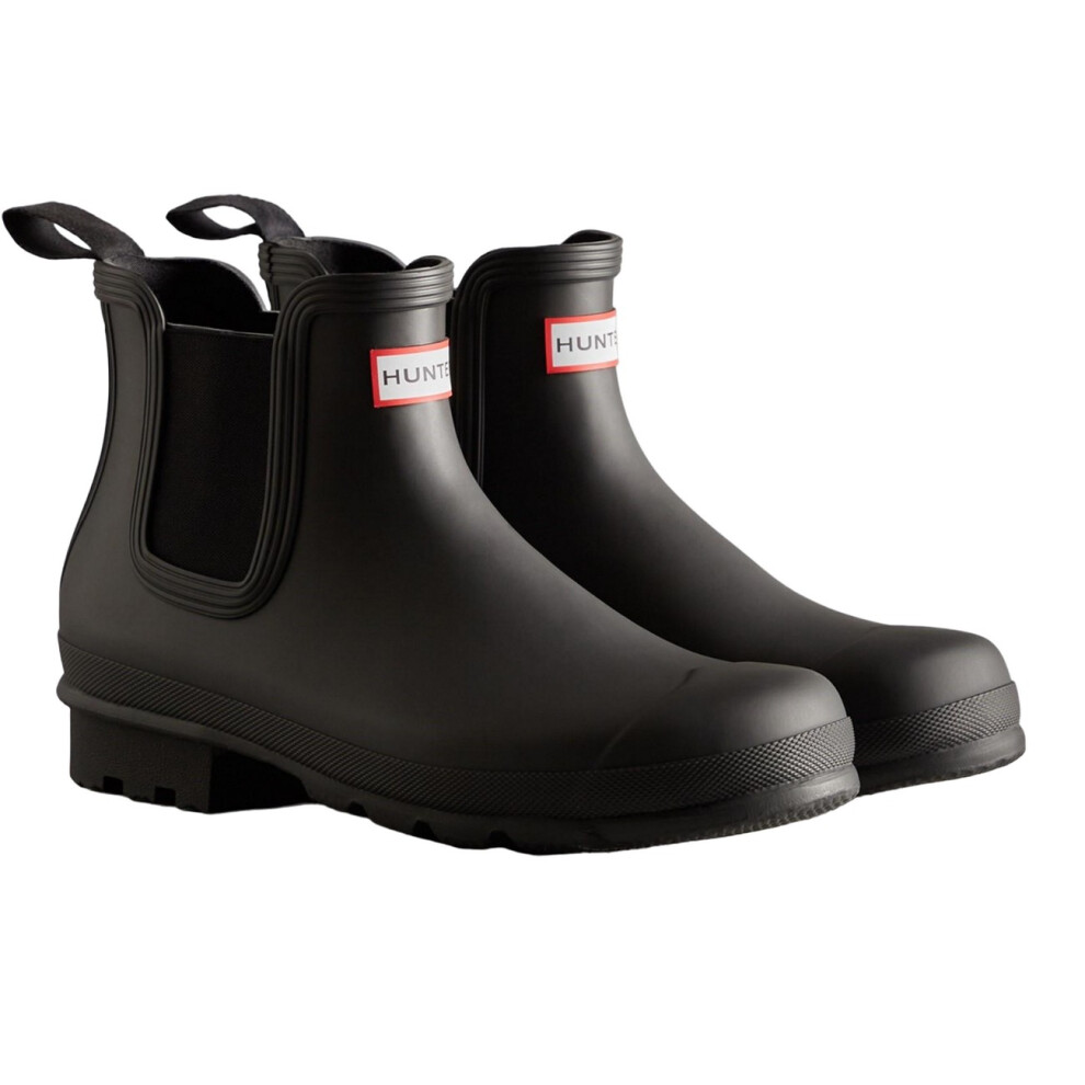 (8 UK, Black) Hunter Mens Original Chelsea Boots