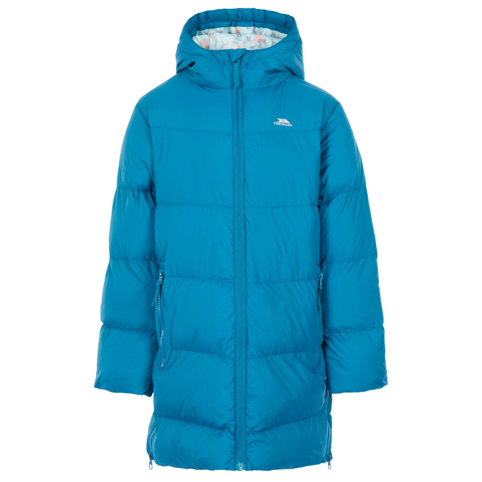 Trespass Childrens/Kids Pleasing Padded Jacket - Rich Teal - Size: 5 years/6 Years