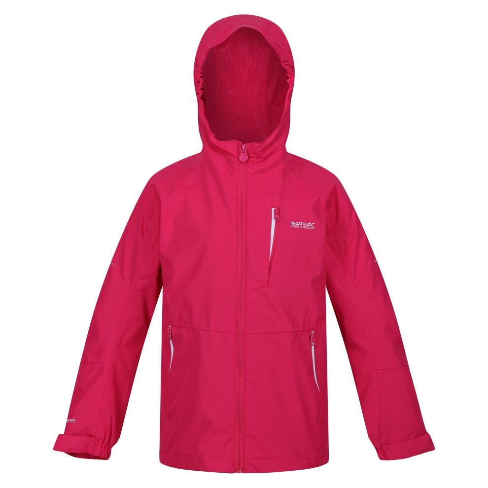 (14 Years, Pink Potion) Regatta Childrens/Kids Calderdale II Waterproof Jacket