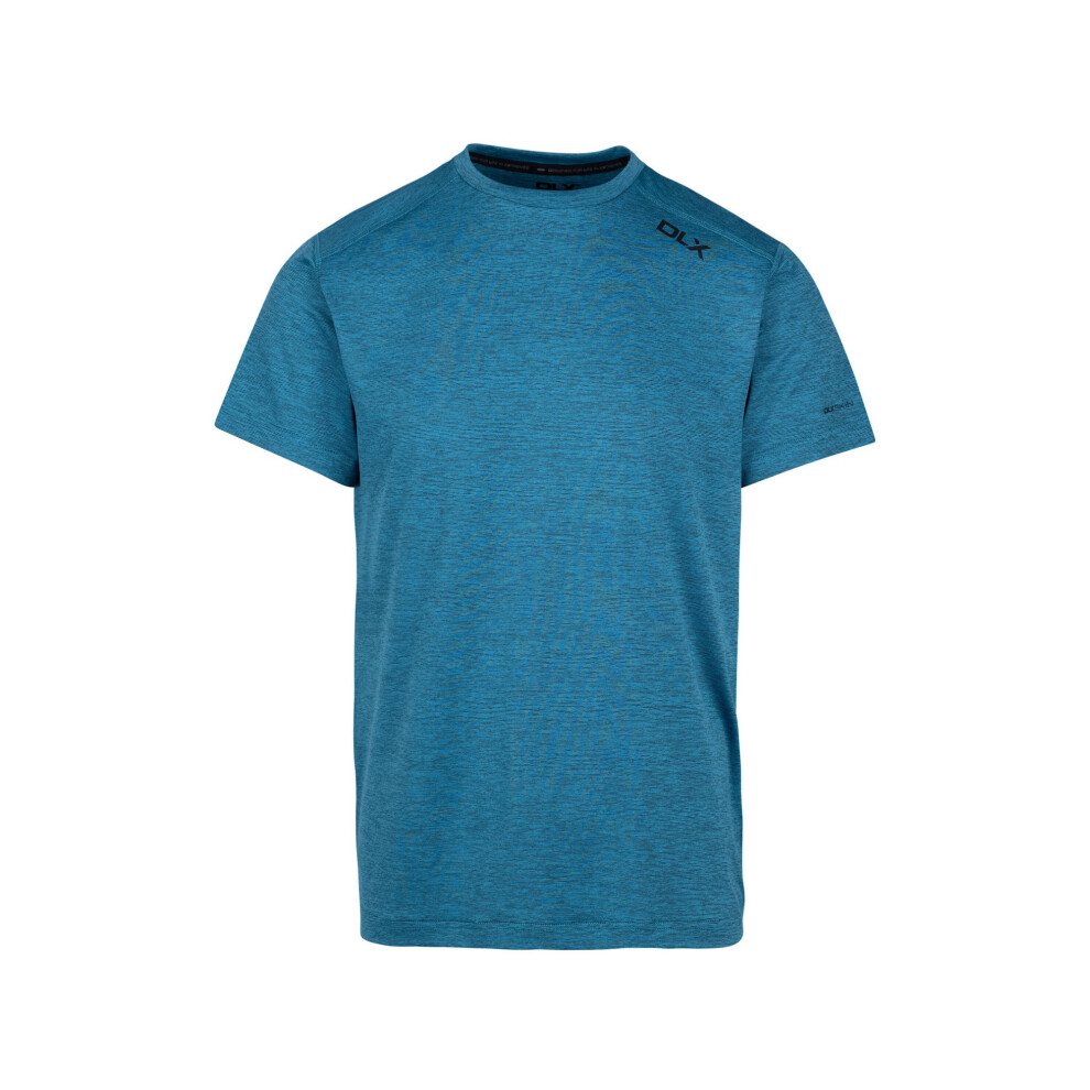 (L, Bondi Blue) Trespass Mens Doyle DLX Marl T-Shirt