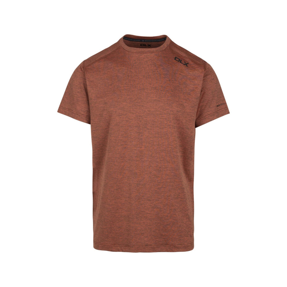 Men's Trespass Mens Doyle DLX Marl T-Shirt - Orange - Size: 38/Regular