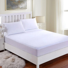 (Single: 90cm x 190cm) Terry Mattress Protector 30CM Bed Cover Topper