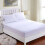 (Single: 90cm x 190cm) Terry Mattress Protector 30CM Bed Cover Topper 1
