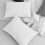 (White Pillowcases Pair) Terry Mattress Protector 30CM Bed Cover Topper 7