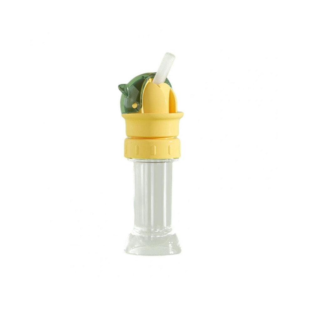(Green) Reusable Straw Lid Food Grade Leakproof With Lid Silicone Children Beverage Water Bottle Straw Lid Cover Home Supplies Green