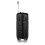 (Black) Cabin Size ABS Hard Shell Suitcase With Duffel Bag 4