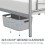 (Silver) Single Metal Bed Frame Slatted Headboard Bedroom 7
