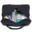 (Navy) Cabin Size ABS Hard Shell Suitcase With Duffel Bag 18