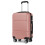 (Nude) Cabin Size ABS Hard Shell Suitcase With Duffel Bag 7