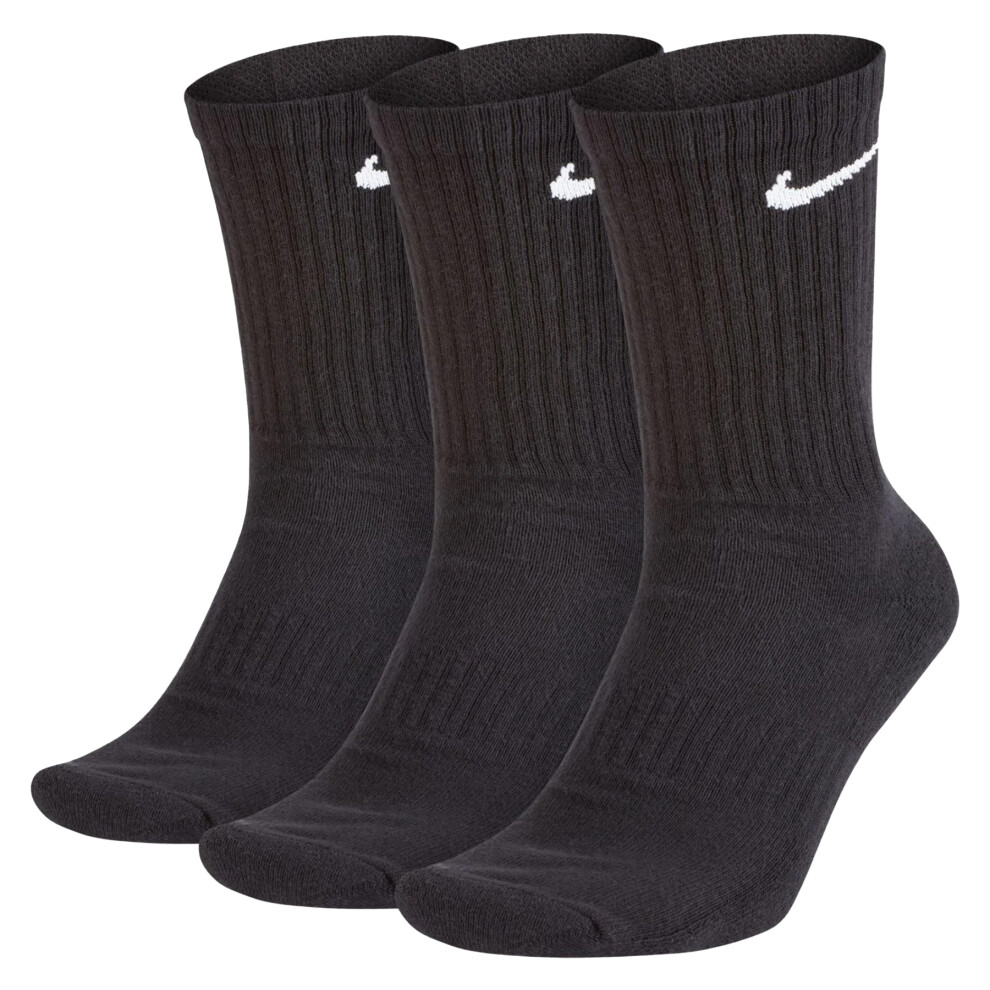 (Black, UK 8-11) Nike SX7664 Mens Crew Socks