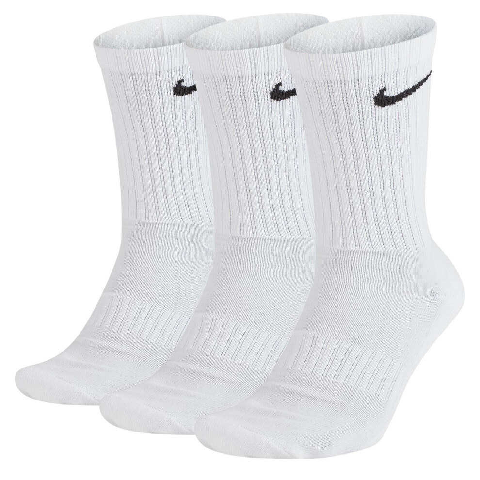 (White, UK 8-11) Nike SX7664 Mens Crew Socks