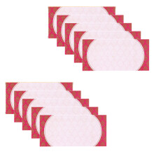 (Pink Damask) Money Envelopes Wedding Shagun Fancy Gift Card Voucher Cash Wallet Patterned 10x
